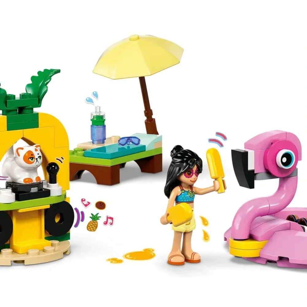LEGO Friends Unicorn & Flamingo Pool Party Pretend Play Building Toy - Creative